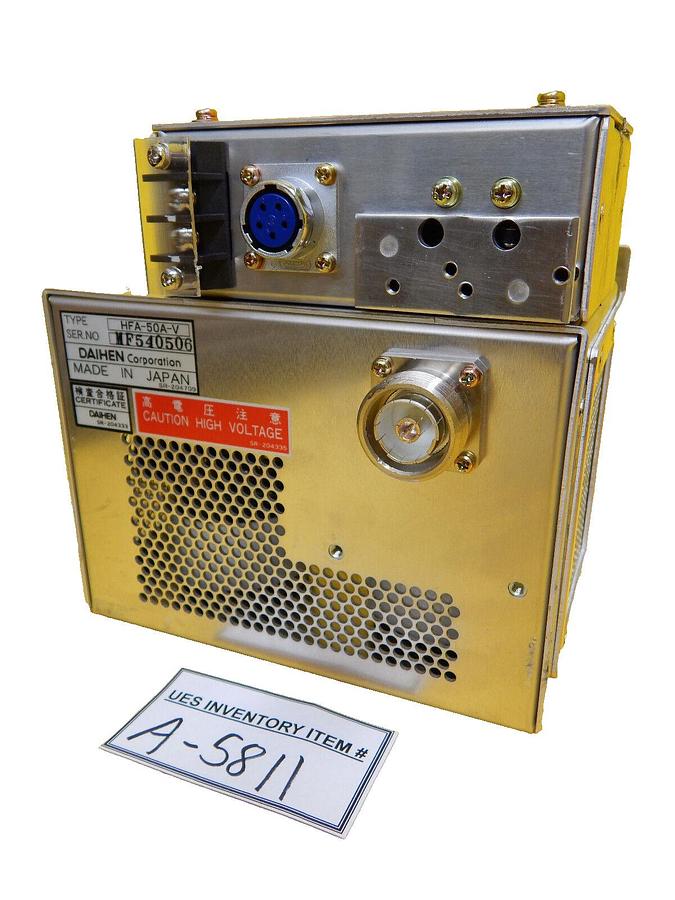 Used Daihen HFA-50A-V RF Match TEL Tokyo Electron 3D80-000157-V2 Working Surplus