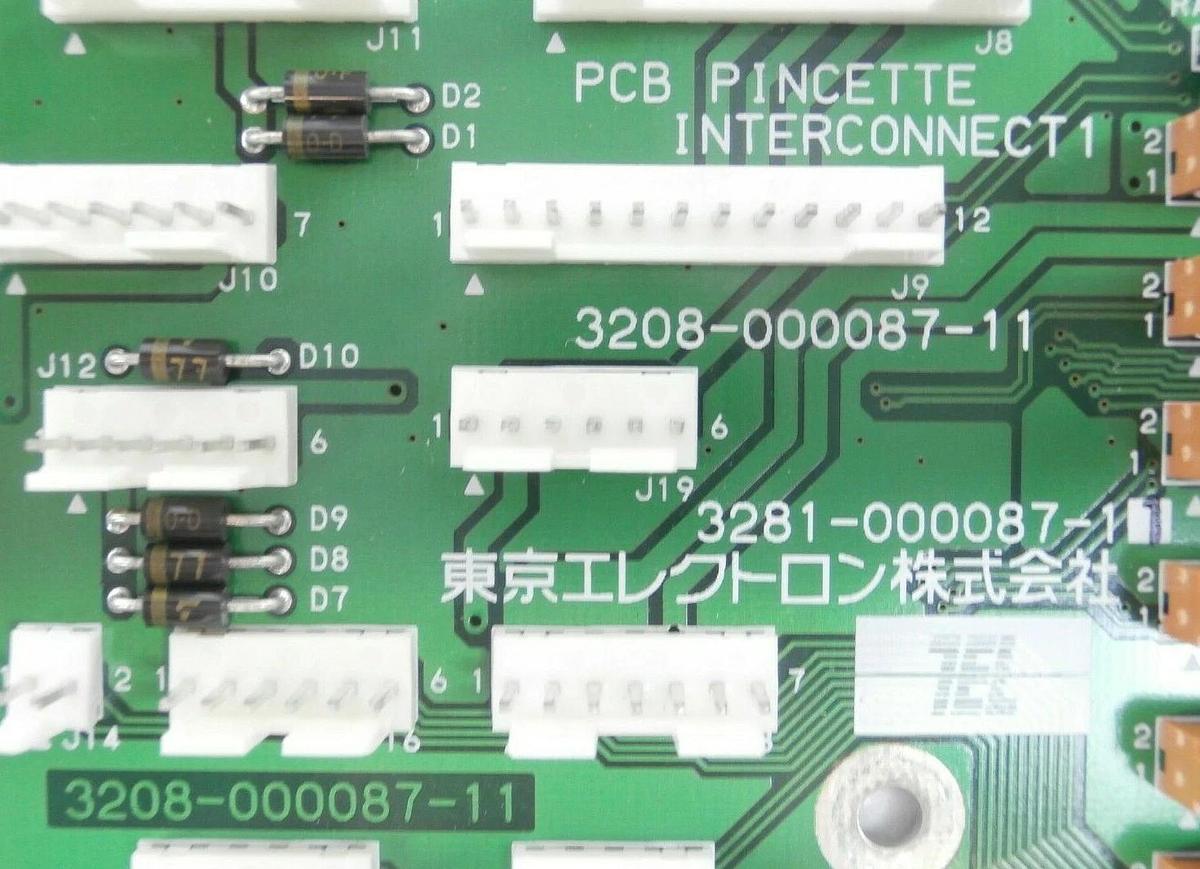Used TEL Tokyo Electron 3281-000087-11 Pincette Interconnect1 PCB P-8 Working Surplus