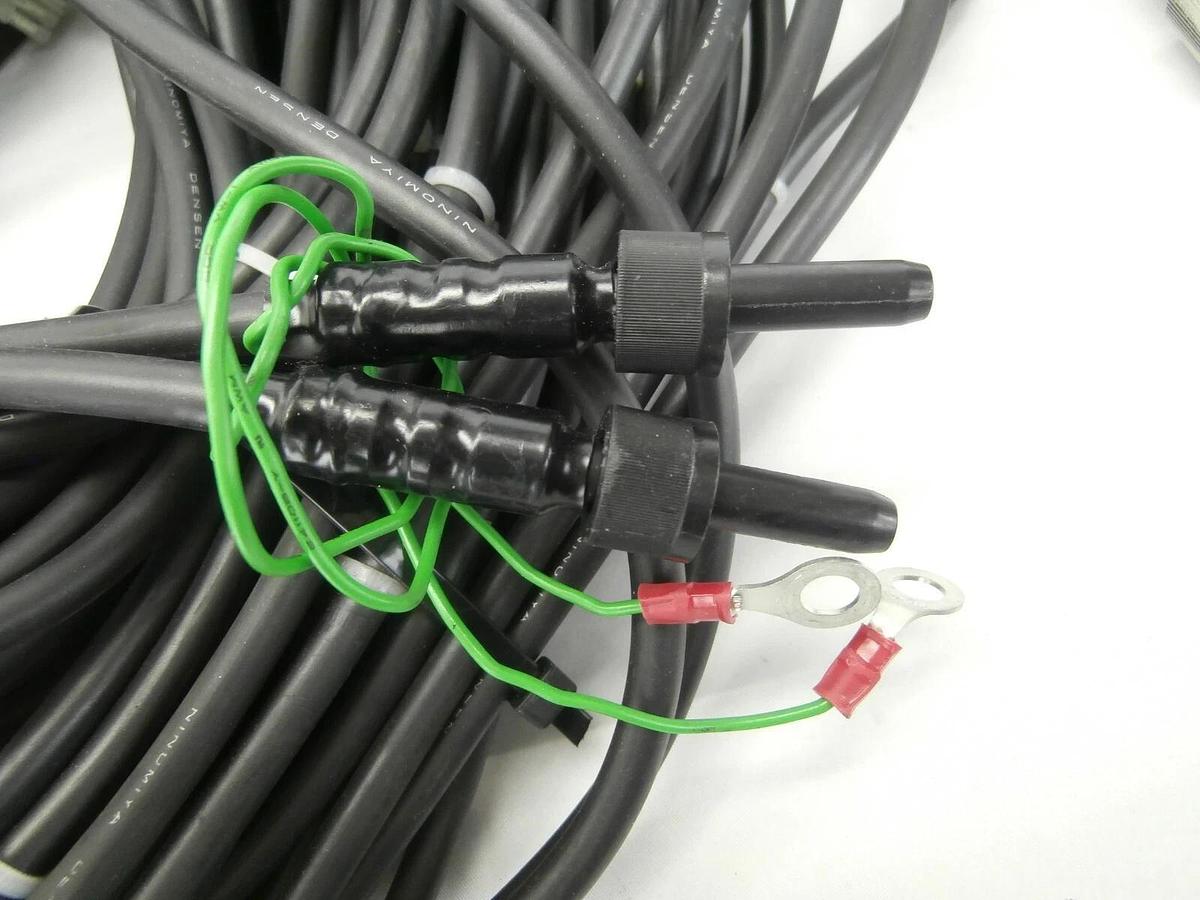 Used JEOL Dual Ion Vacuum Pump Magnet Assembly HV Cable Set JWS-2000 SEM Working