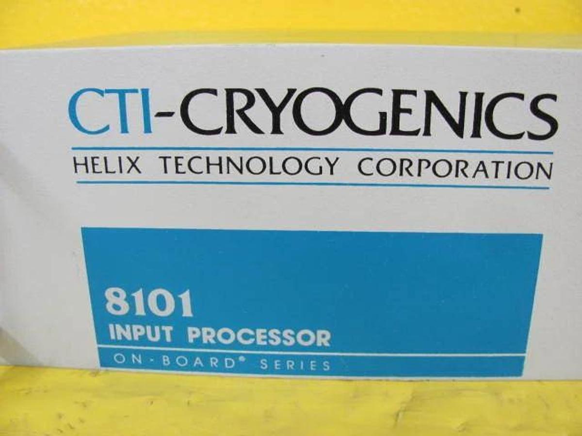Used CTI-Cryogenics 8113018G001 On-Board Series 8101 Input Processor Working Surplus