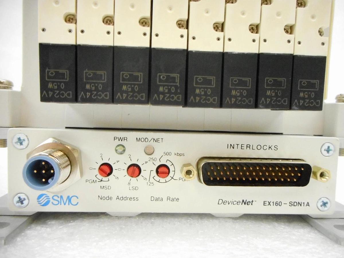SMC VV5Q11-08-DAJ00902 8-Port Pneumatic Manifold ASM 50-125207A18 New