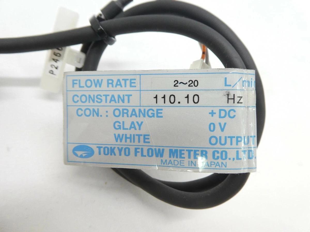 Used Tokyo Flow Meter HF-M30 Helical Flow Meter 2 ~ 20 L/min Lot of 3 Working Surplus