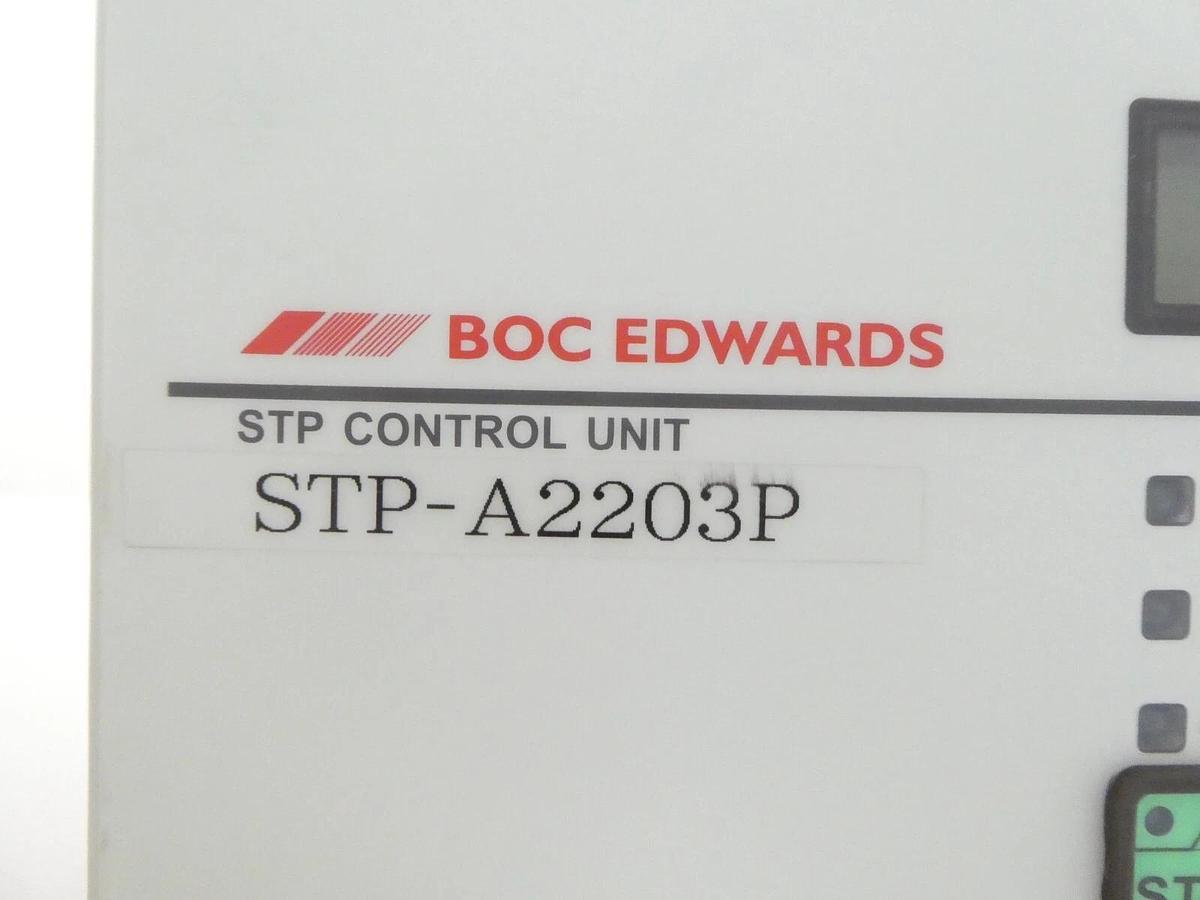 Used STP Edwards SCU-A2203P Turbomolecular Pump Controller Turbo Working Surplus