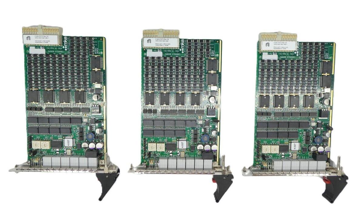 Used MKS Instruments AS01491-AB-1 DeviceNet PCB Card CDN491R AMAT 0190-27072 Lot of 3