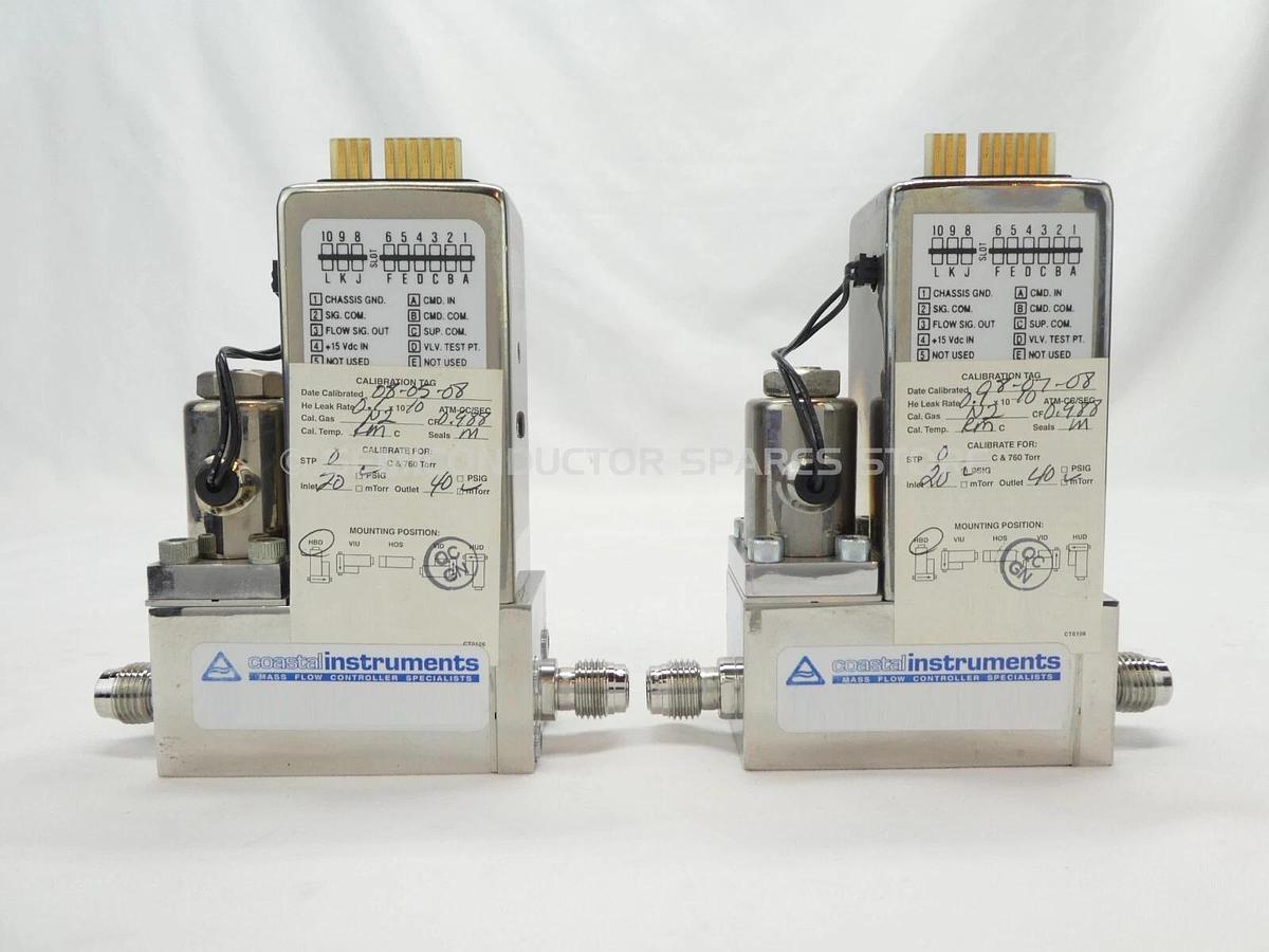Refurbished Brooks 5964 Mass Flow Controller MFC 20000 SCCM O2 Lot of 2 OEM Refurbished