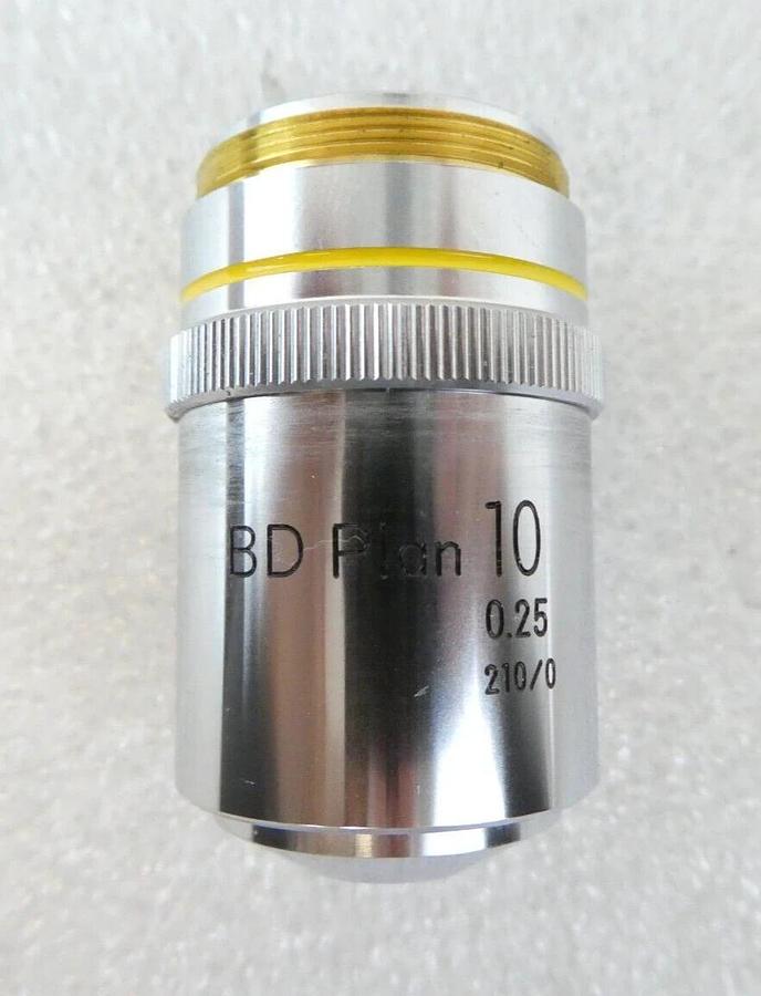 Used Nikon Precision BD Plan 10 0.25 Microscope Objective 210/0 Lot of 5 Working