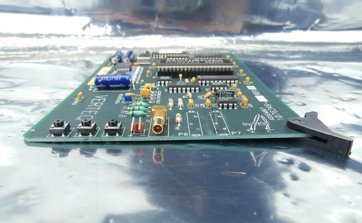 Used Verteq Process Systems 1076349-1 Frequency Synthesizer PCB Card Working Surplus
