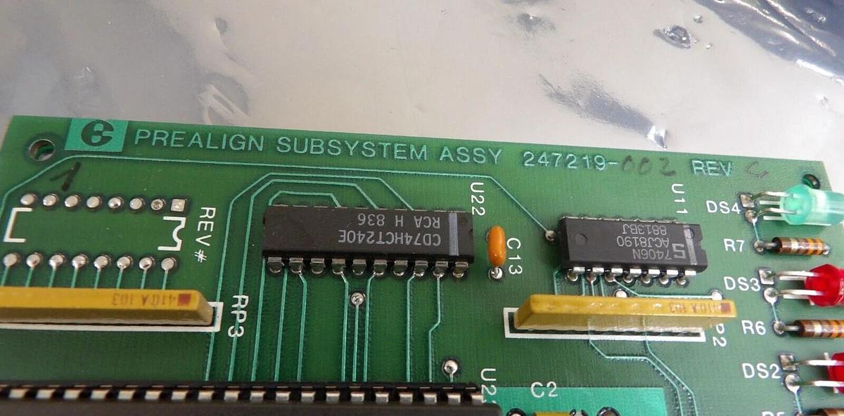 Used Electroglas 247219 Prealign Subsystem PCB Assembly 4085x Horizon PSM Working