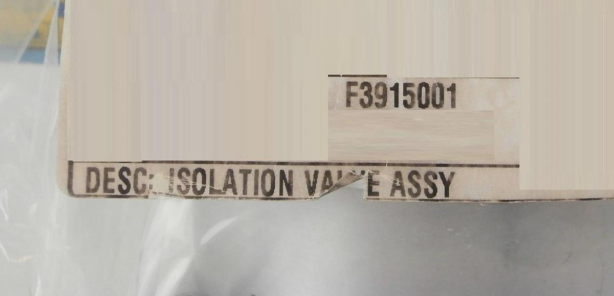 Refurbished Varian Semiconductor F3915001 Isolation Valve Assembly Manufacturer Refurbished