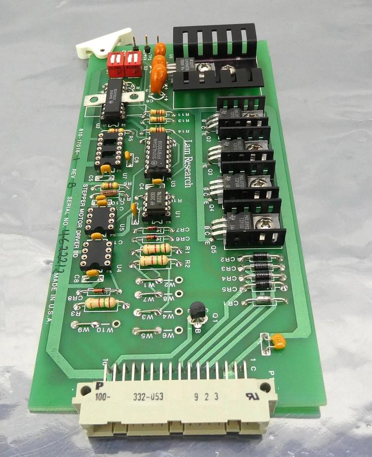 Used Lam Research 810-17016-1 Stepper Motor Driver PCB Working Surplus