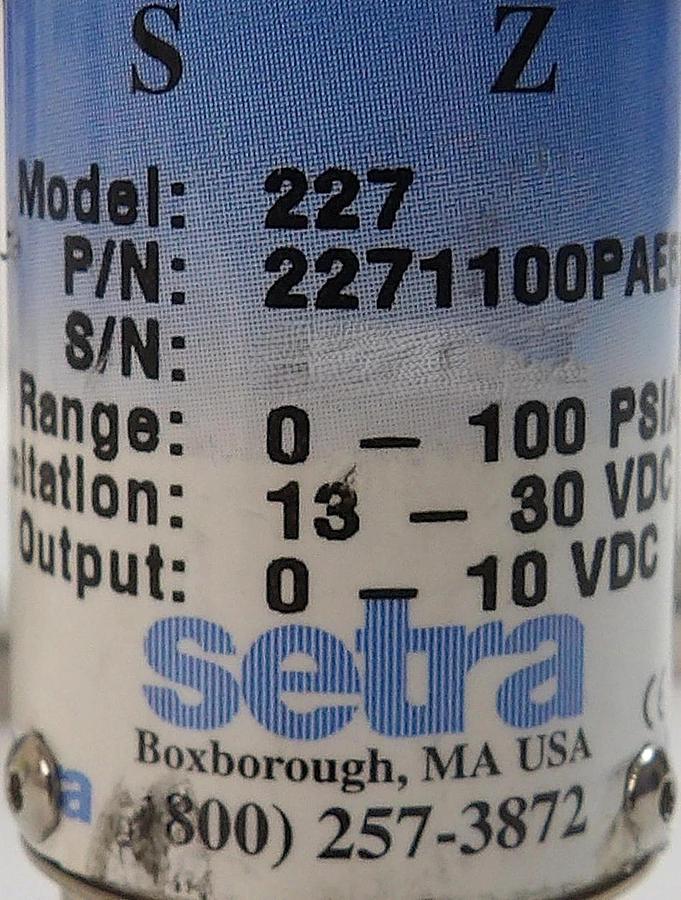 Used Setra 227 Series Pressure Sensor Reseller Lot of 12 Working Surplus