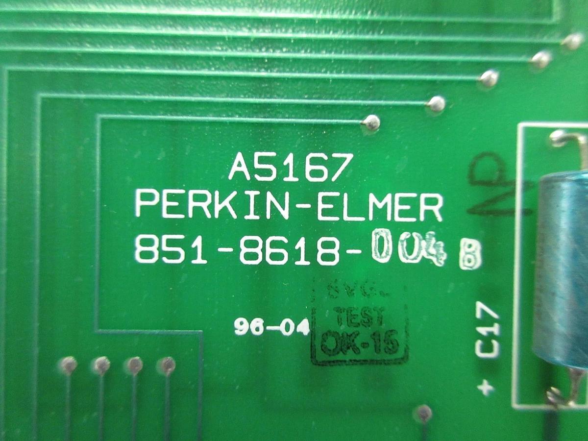 Used Perkin-Elmer 851-8618-004 Processor PCB Card A5167 Rev. B SVG ASML 90S Used