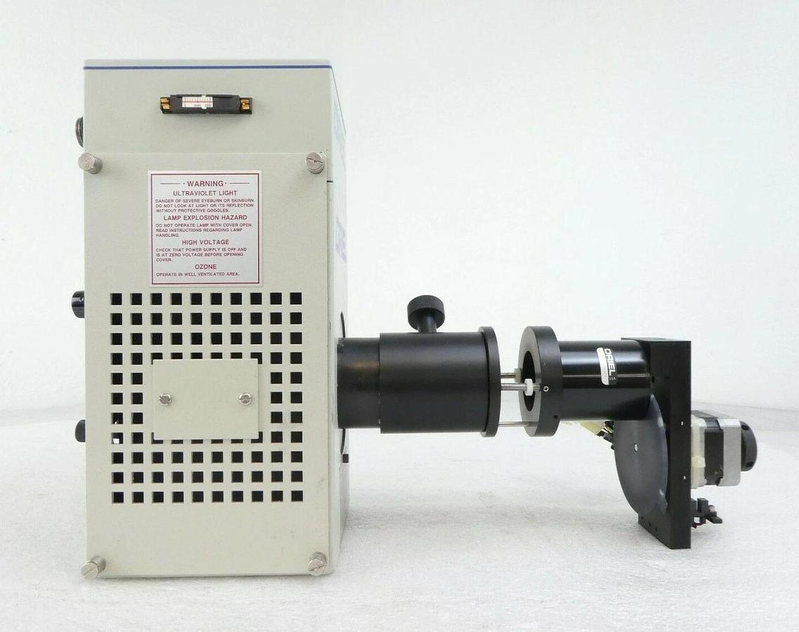 Used Ultrapointe 500 UV Arc Lamp Module with Focusing Lens 77800 Oriel 66003 Working