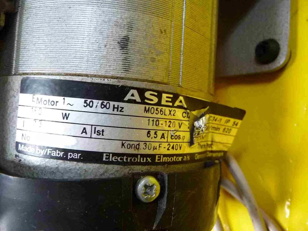 Used Edwards E2M1 Vacuum Rotary Vane Pump ASEA M056LX2 Untested As-Is