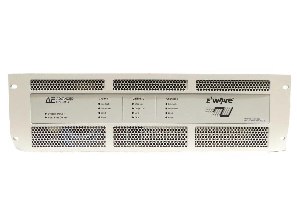 Used E'WAVE AE Advanced Energy 0190-15526 RF Generator 3152603-014 Damaged Untested