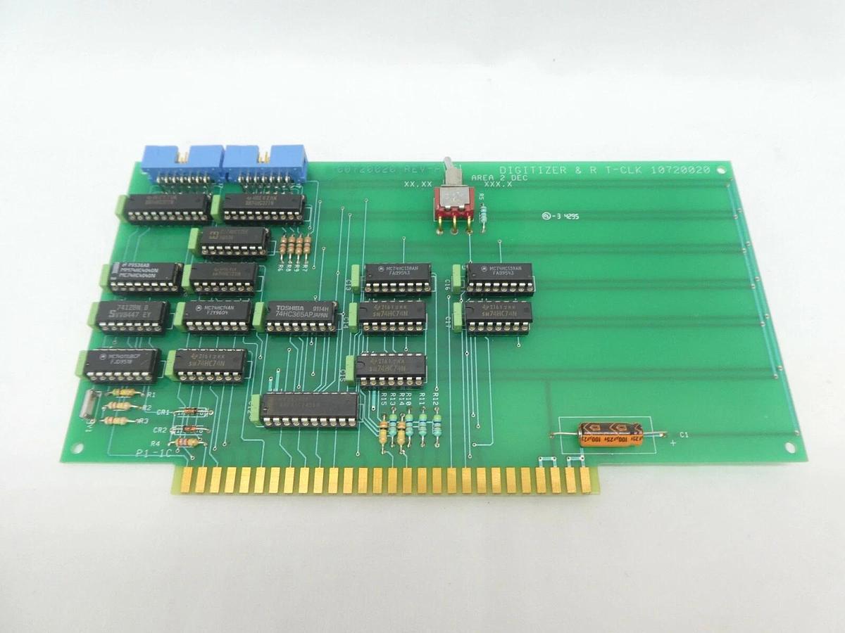 Used Varian Semiconductor VSEA 10720020 Digitizer & R T-CLK PCB Card Working Surplus