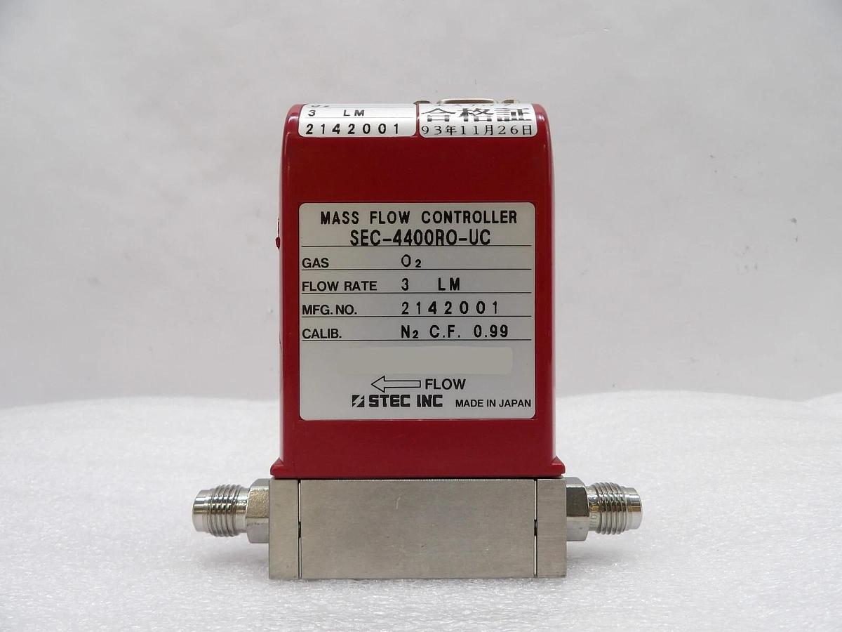 Used Horiba STEC SEC-4400R0-UC Mass Flow Controller MFC 3LM O2 Lot of 2 Working