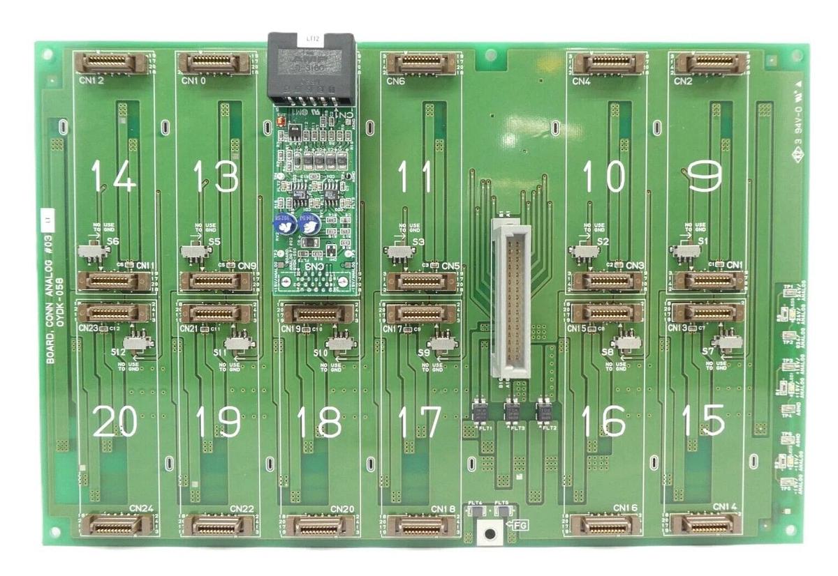 Used TEL Tokyo Electron OYDK-058 Analog Connector #03 PCB Reseller Lot of 3 Working