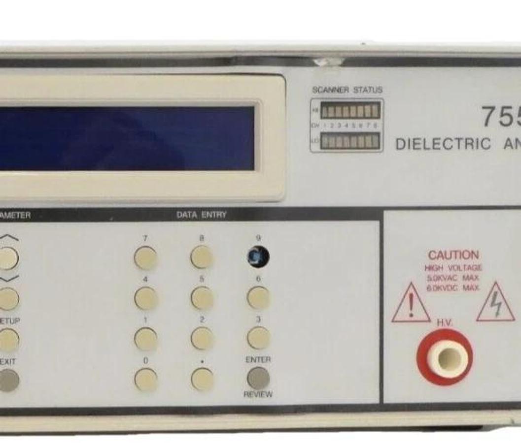 Used Associated Research 7550DT Dielectric Analyzer HYPOTULTRA II Spare Surplus