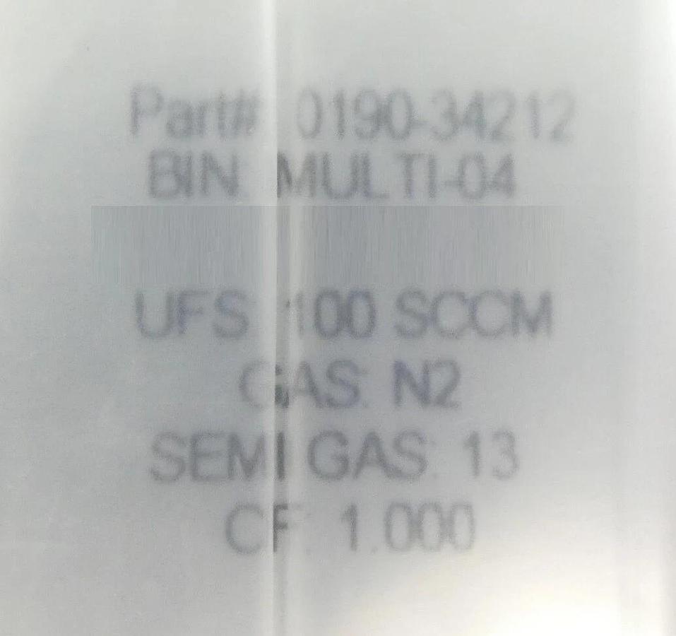 Aera FCPI980CBAXDIDJAA Mass Flow Controller MFC AMAT 0190-34212 Lot of 2 New