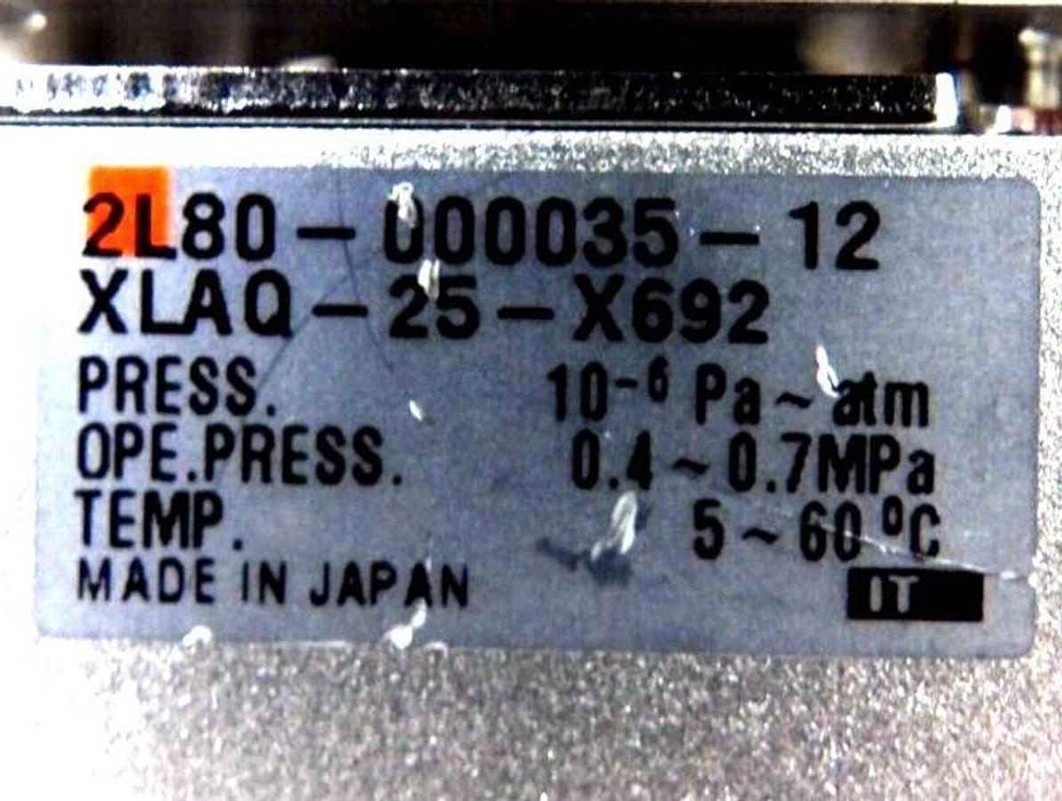 Used SMC XLAQ-25-X692 High Vacuum Valve XLA Vacuum Series Lot of 6 Working