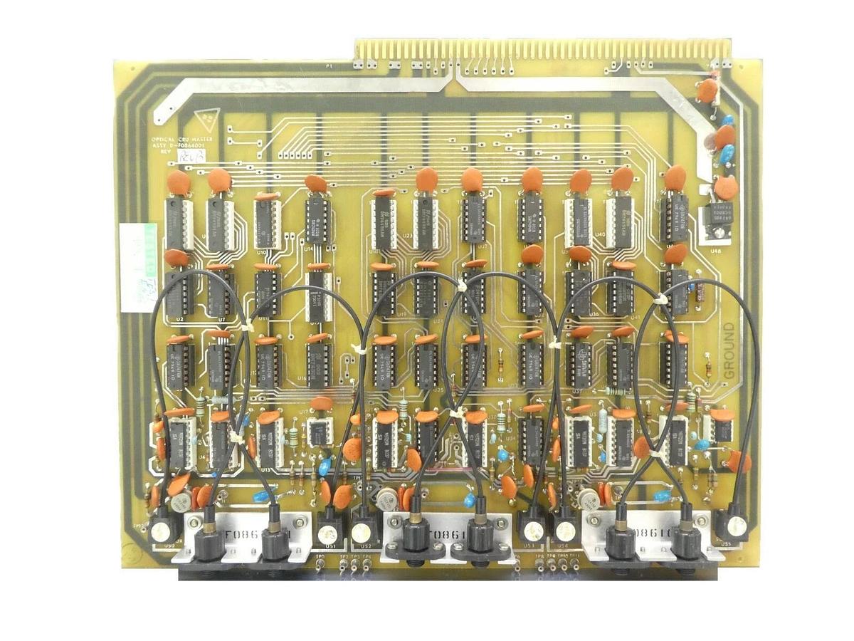 Used Varian Semiconductor VSEA D-F0864001 Optical CRU Master PCB Rev. B Working Spare