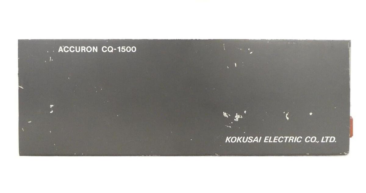 Used Kokusai Electric CQ1500(01) Digital Direct Controller ACCURON CQ-1500 Working