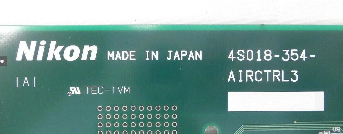 Used Nikon 4S018-354 Control Board PCB AIRCTRL3 NSR-S204B Step-and-Repeat Spare