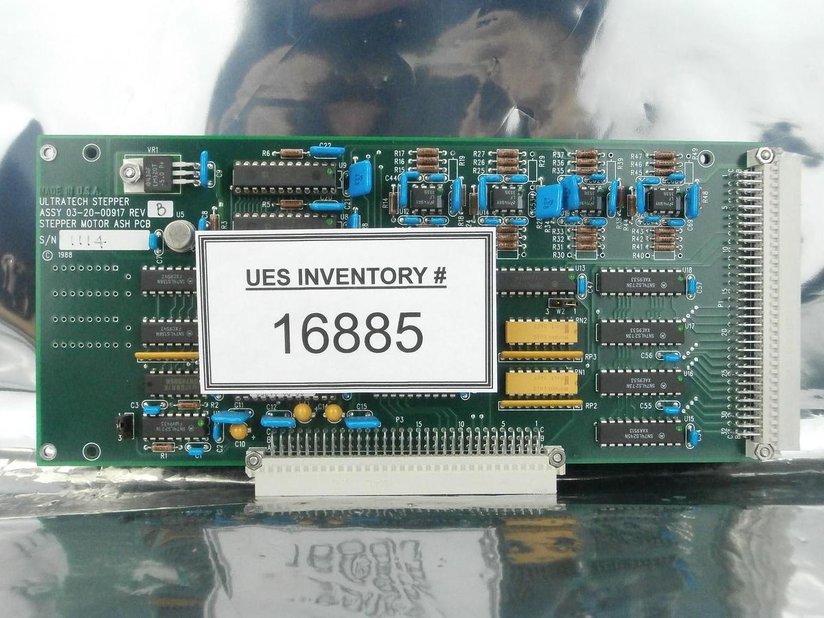 Used Ultratech Stepper 03-20-00917 Stepper Motor ASH Board PCB Titan Used Working