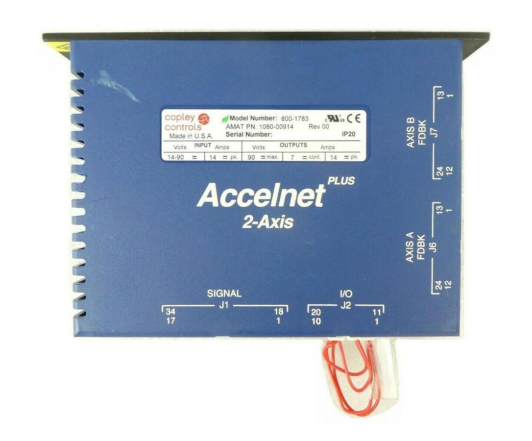 Used Copley Controls 800-1783 Accelnet Plus 2-Axis AMAT Applied Materials 1080-00914