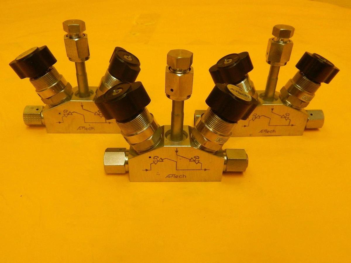 Used APTech AP3625SM DUAL V AM/2 Manual Line Regulator Reseller Lot of 3 Used Working