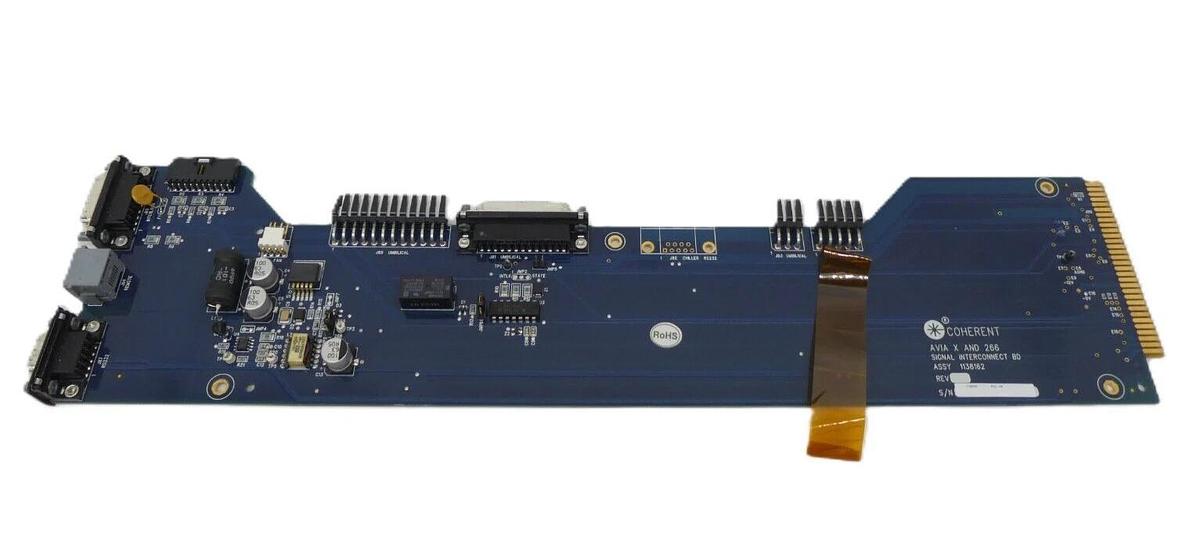 Used Coherent 1138162 AVIA X and 266 Signal Interconnect Board PCB Working Surplus