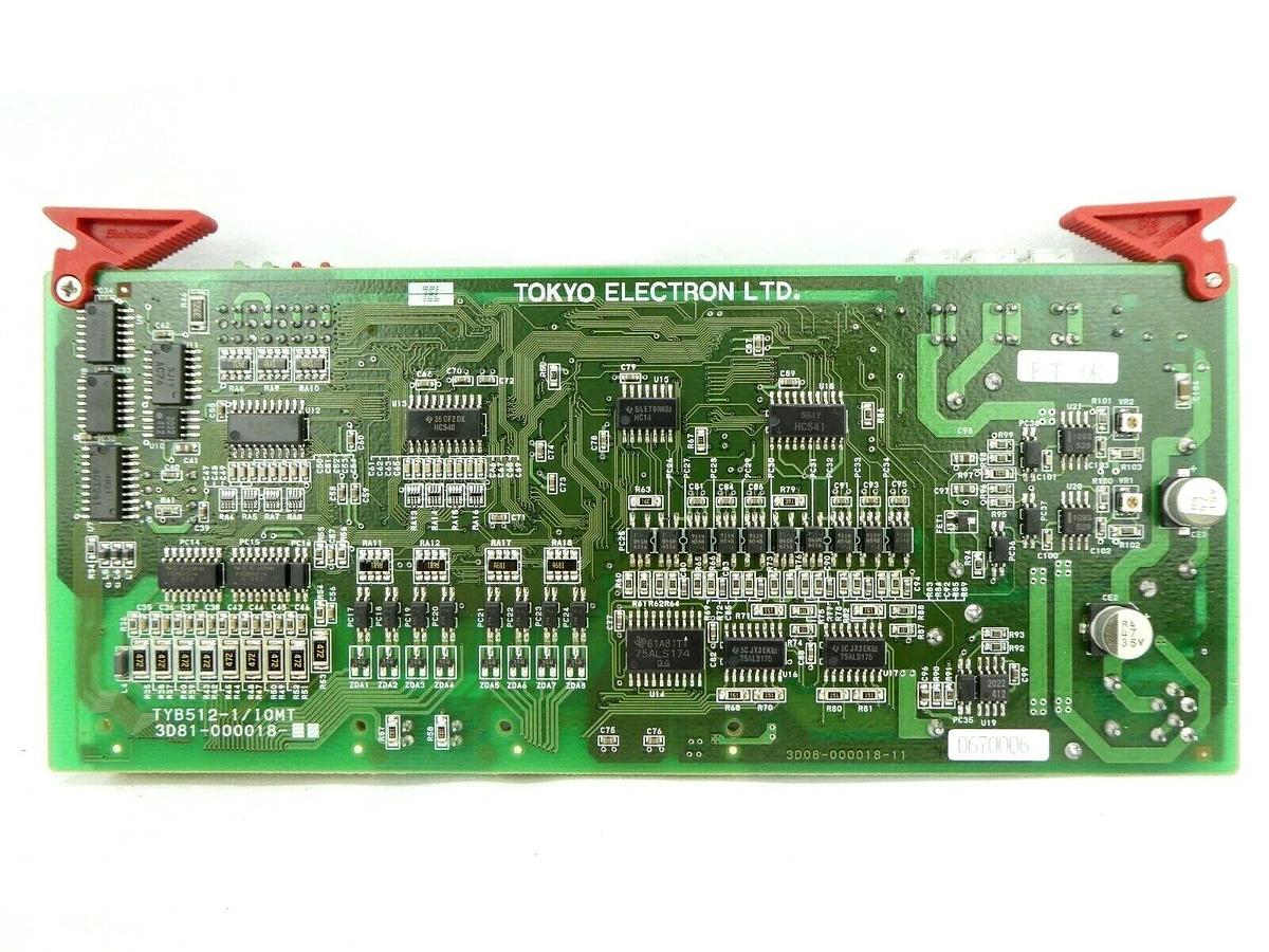 Used TEL Tokyo Electron 3D81-000095-V1 Processor PCB Card TYB512-1/IOMT Working Spare