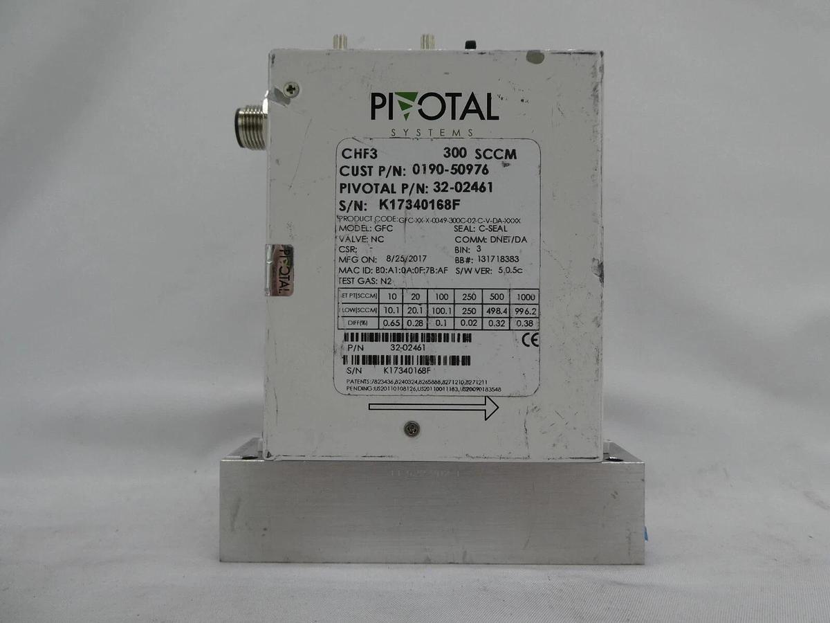 Used Pivotal GFC Mass Flow Controller MFC AMAT 0190-50976 Reseller Lot of 5 Working