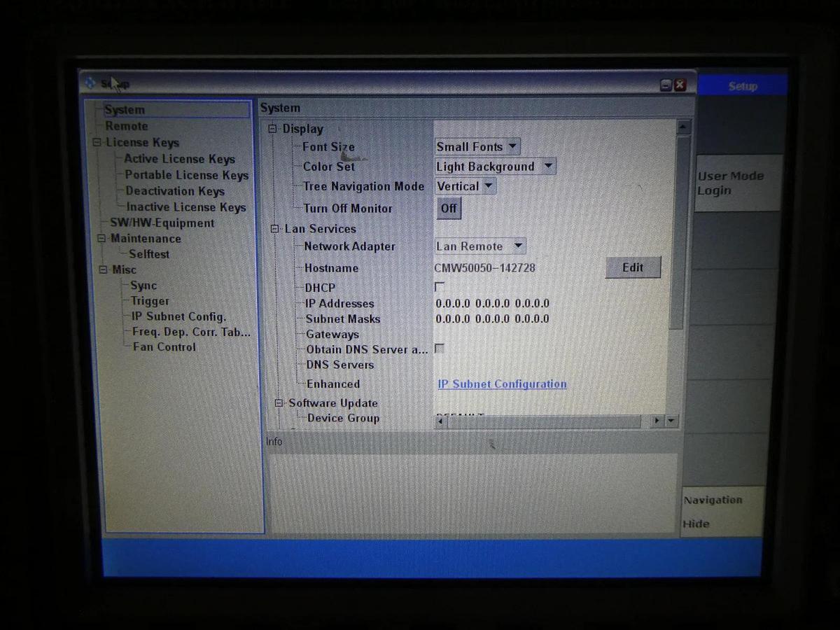 Used Rohde & Schwarz 1201.0002K50 Wideband Radio Comm Tester CMW 500 V 3.7.40