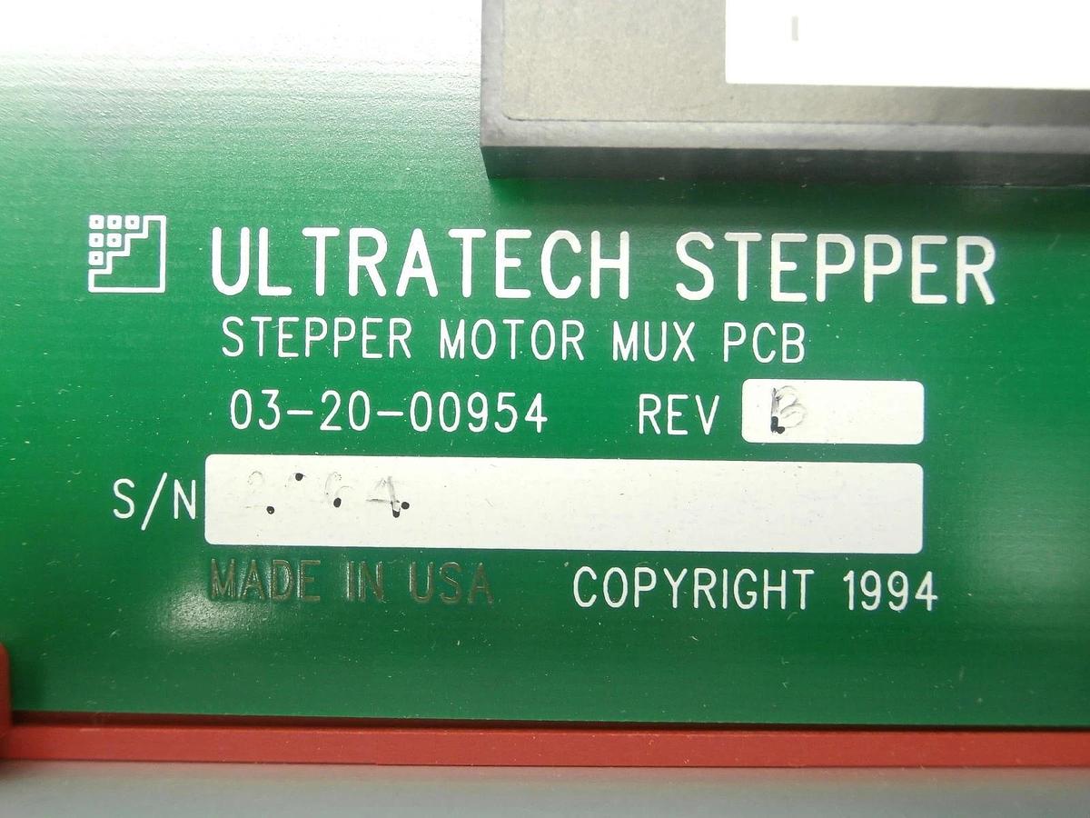 Used Ultratech Stepper 03-20-00954 Stepper Motor MUX Board PCB Card Used Working