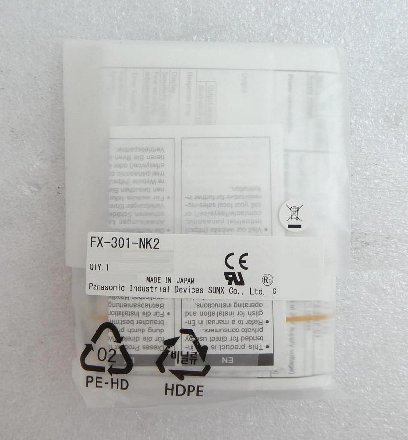 Panasonic FX-301-NK2 Digital Fiber Sensor Amplifier FX-301 Lot of 26 New