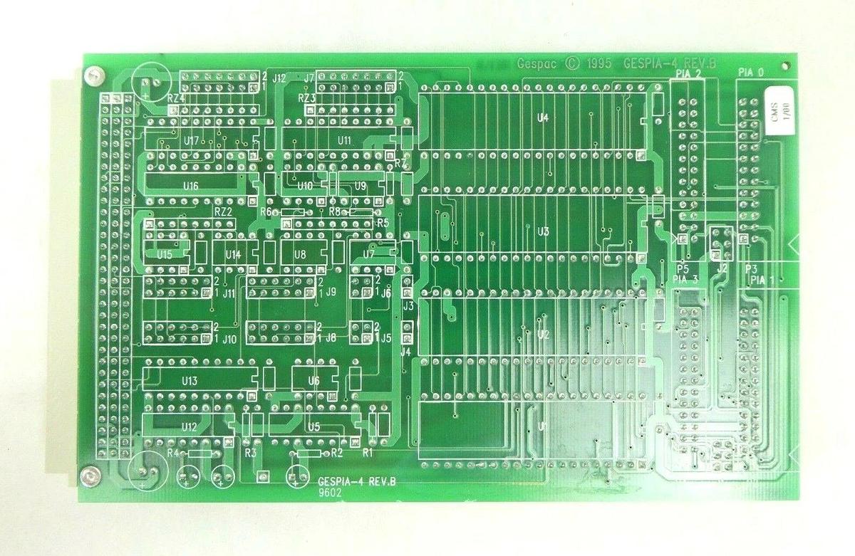 Used Gespac GESPIA-4 PIA Quad CE-96 PCB Card OnTrak 22-0075-026 Working Surplus