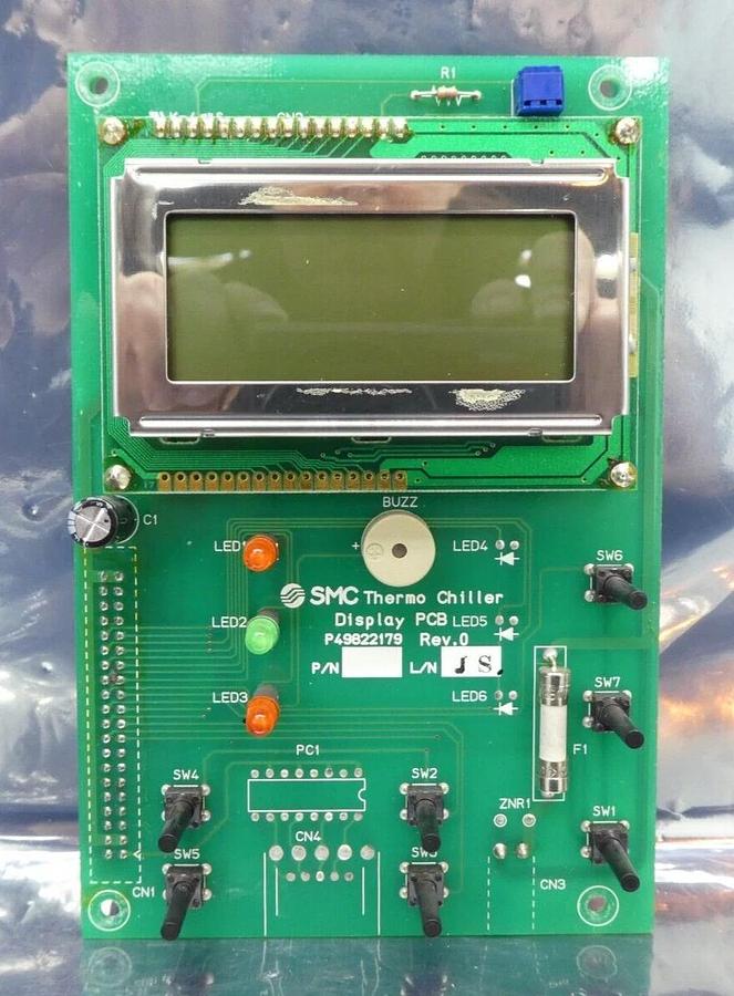 Used SMC P49822179 Thermo Chiller Display PCB Reseller Lot of 4 Working Surplus