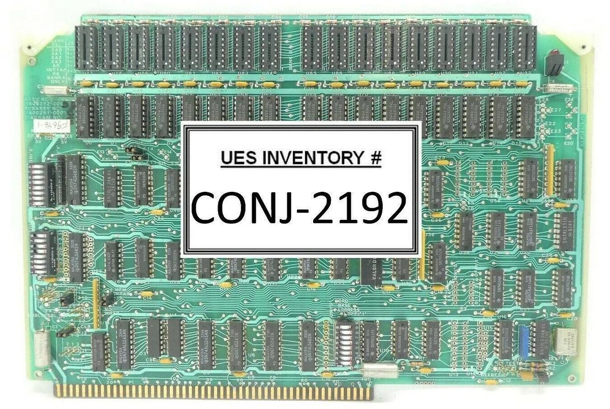 Used Texas Instruments 1600252-0005 RAM Module PCB Card TM990/203A-2 Varian F9646001