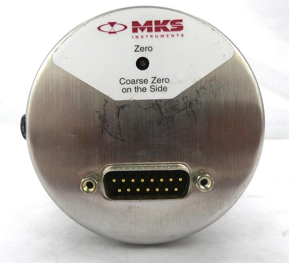 Used MKS Instruments 627B01TBC1B Baratron Pressure Transducer Tested Working Surplus