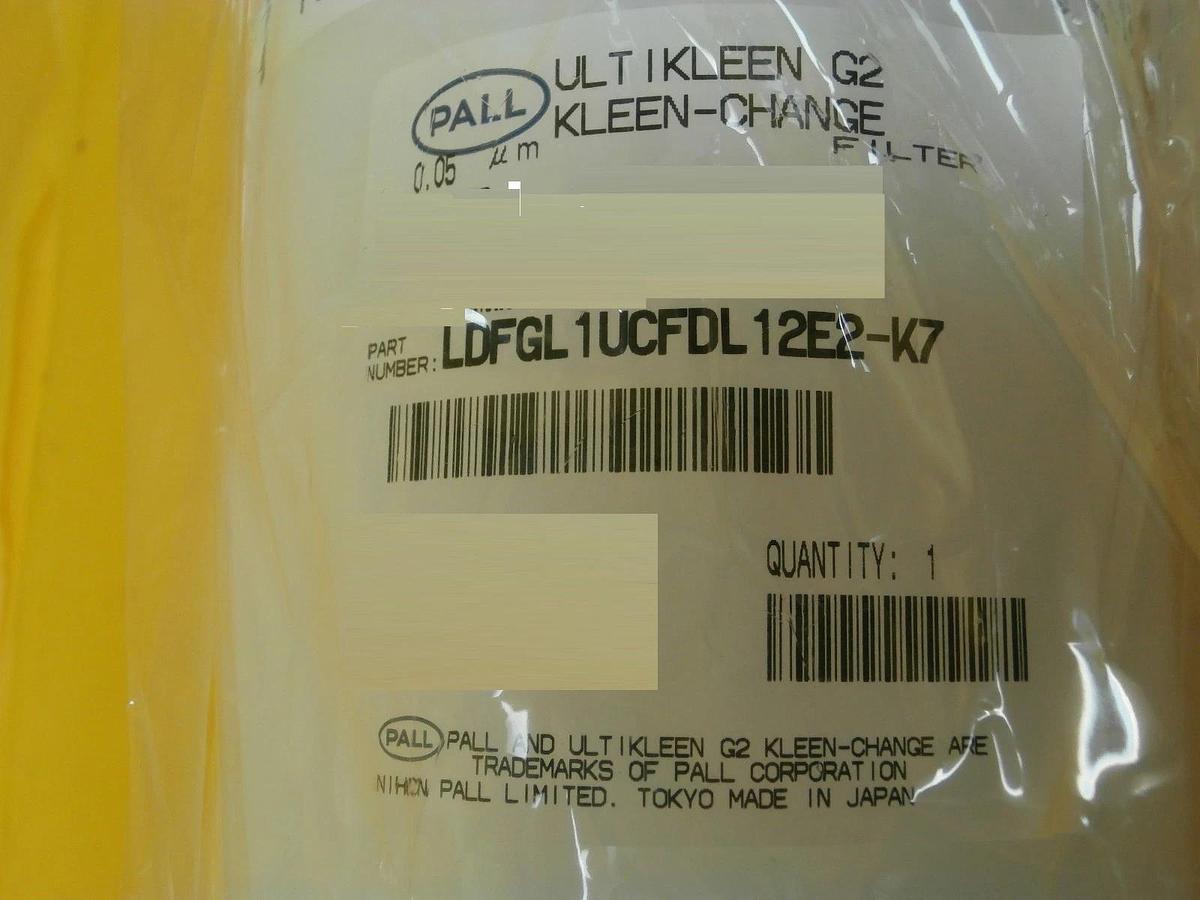 Pall LDFGL1UCFDL12E2-K7 Filter ULTIKLEEN G2 KLEEN-CHANGE New Surplus