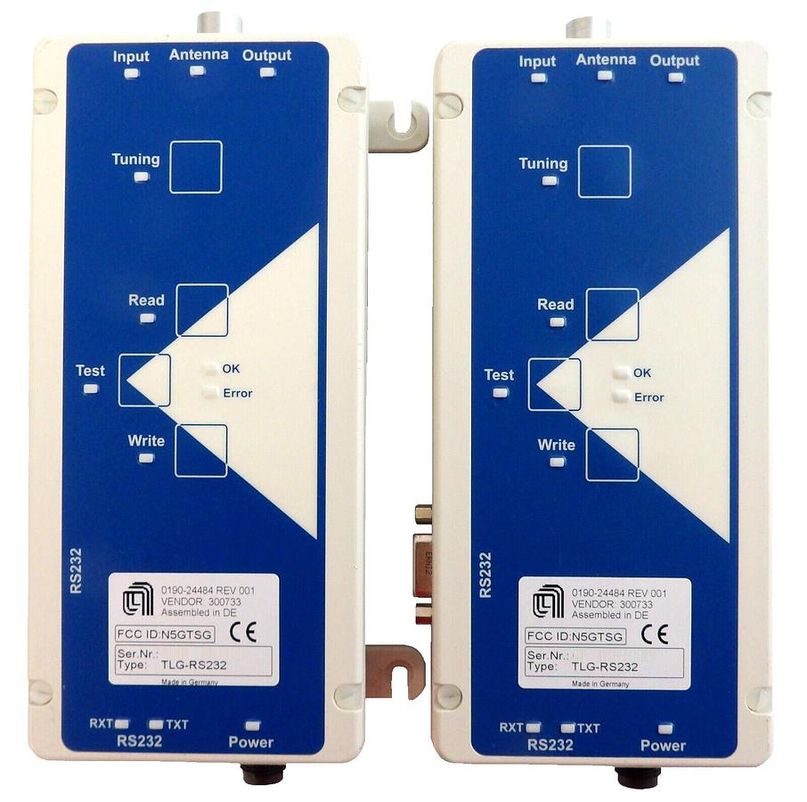 Used AMAT Applied Materials 0190-24484 Transponder Reader TLG-RS232 Lot of 2 Working