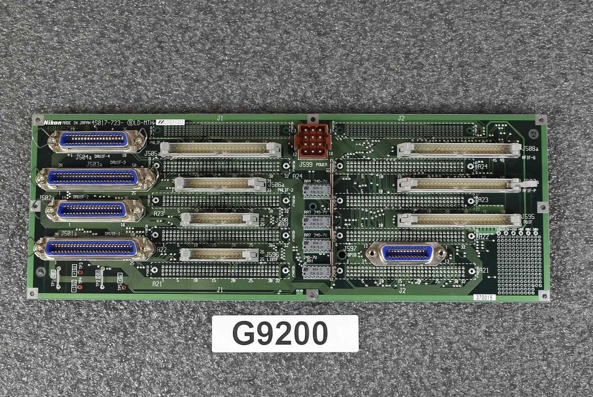 Used Nikon 4S017-723 PCB Backplane