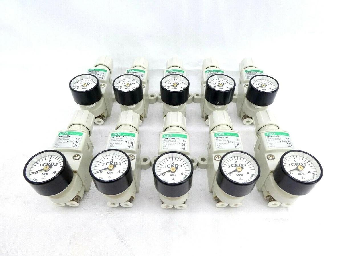 Used CKD RB500-SSC4-L Compact Regulator TEL Lithius Lot of 10 Working Surplus