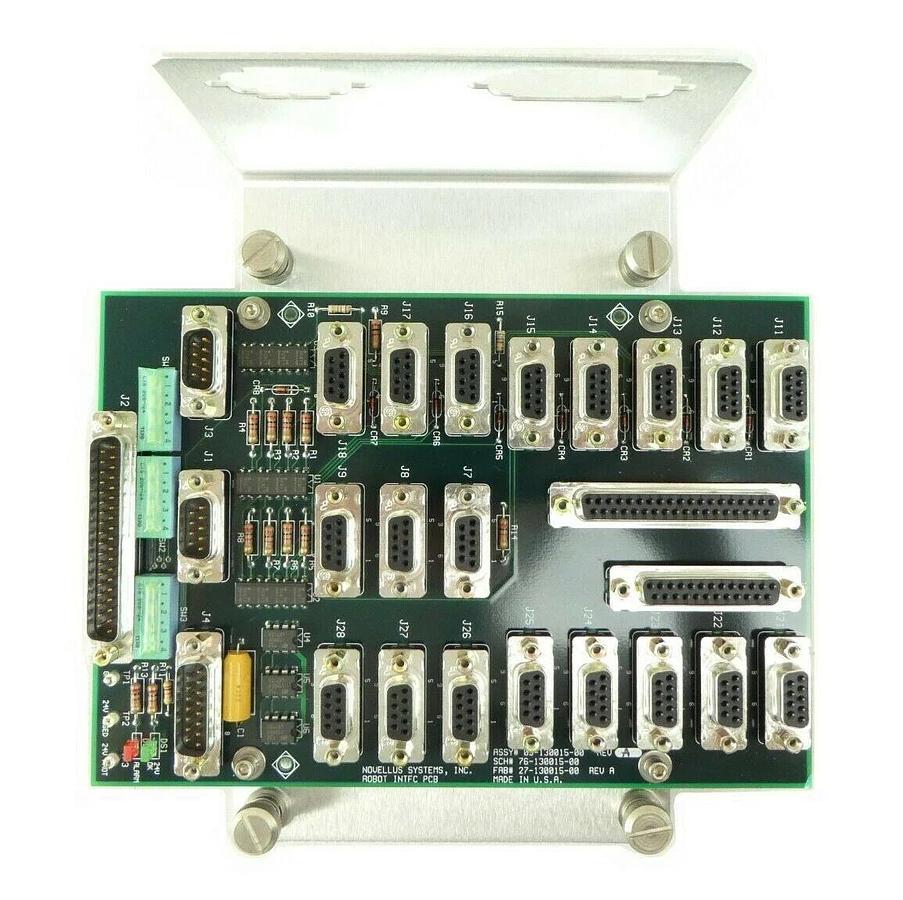 Used Novellus Systems 03-130015-00 Robot Interface PCB Assembly 02-140605-00 Working