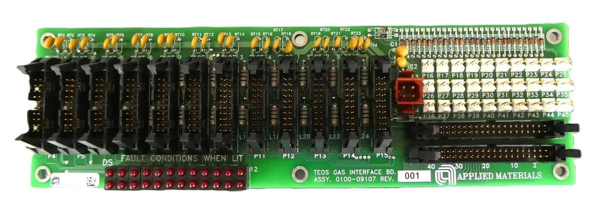 Used AMAT Applied Materials 0226-31379 TEOS Gas Interface PCB 0100-09107 New Surplus