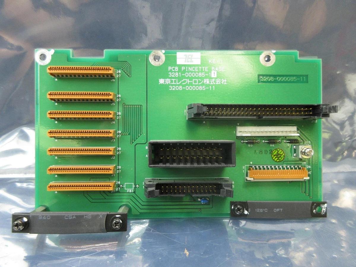 Used TEL Tokyo Electron 3281-000085-11 Pincette Base PCB 3208-000085-11 P-8 Used