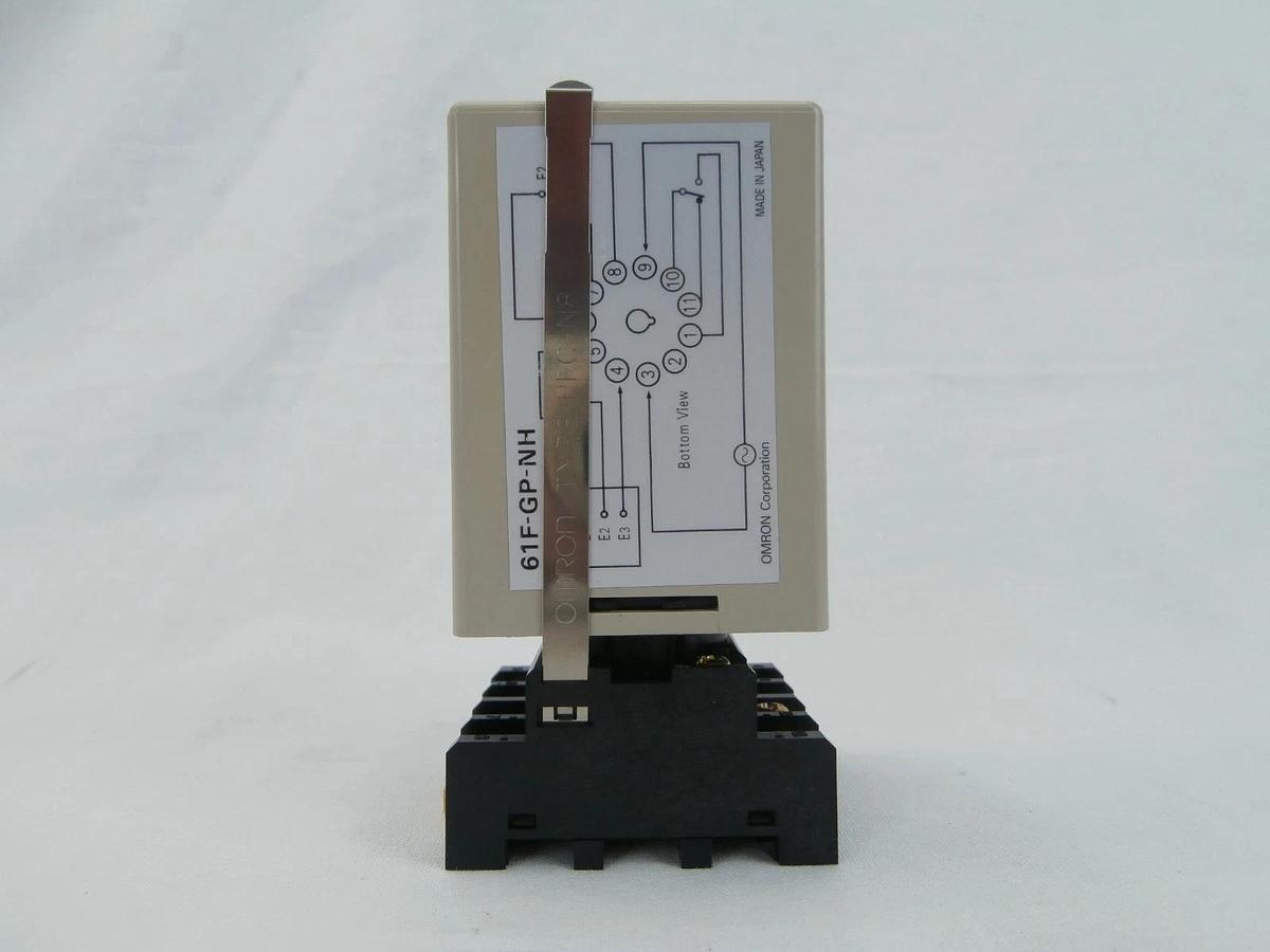 Used Omron 61F-GP-NH Floatless Level Switch with Socket Reseller Lot of 4 Used