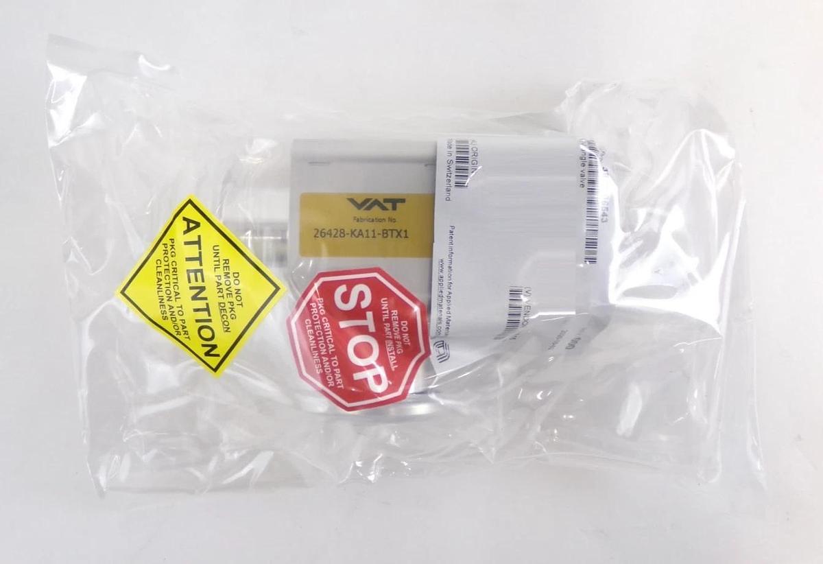 VAT 26428-KA11-BTX1 Angle Valve AMAT 3870-06543 Reseller Lot of 2 New Surplus
